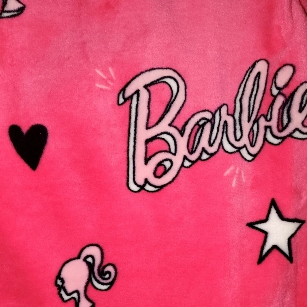 Barbie Blanket Throw Pink NWT Oversized